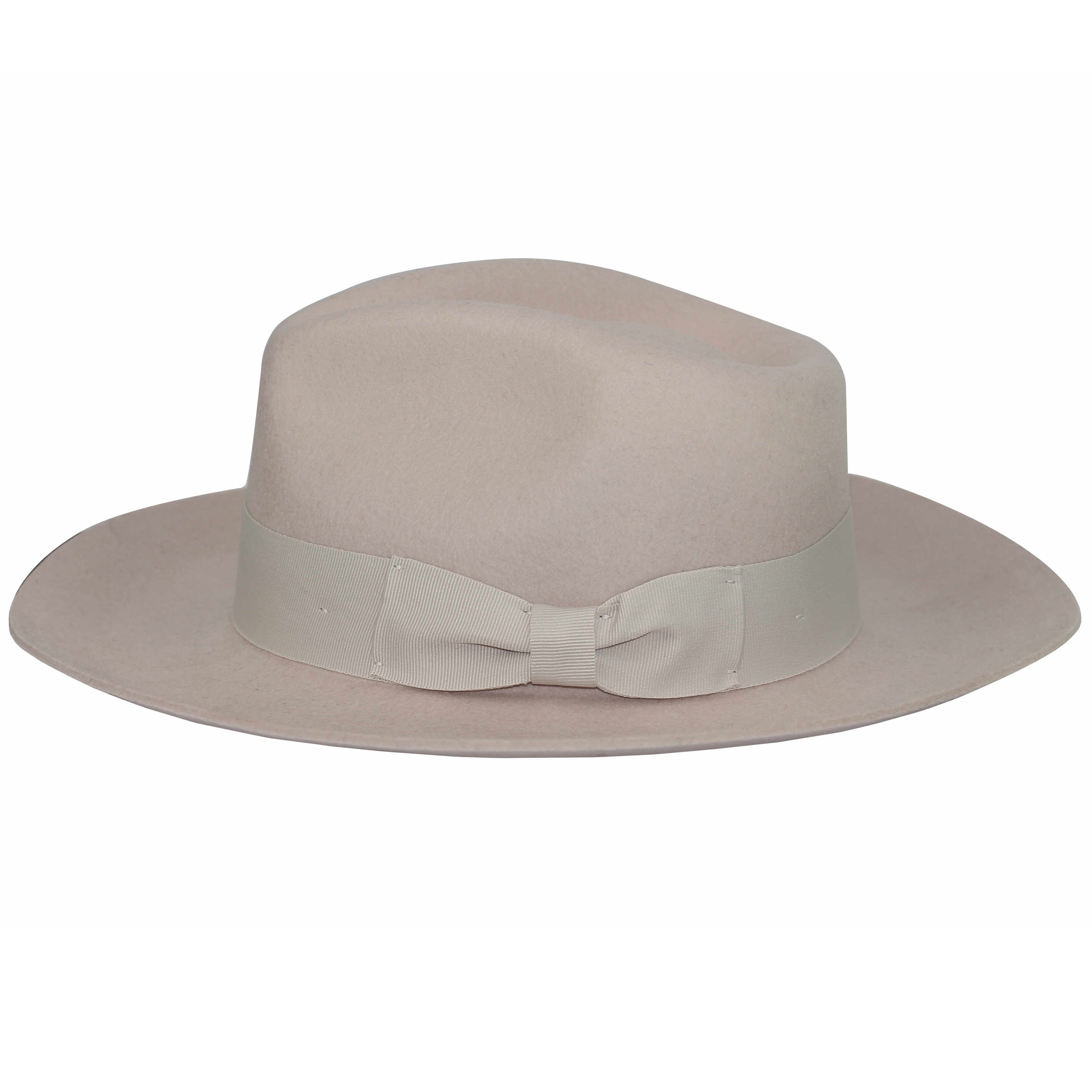 Gladwin Bond 100% Wool Cream Fedora Stiff Hat