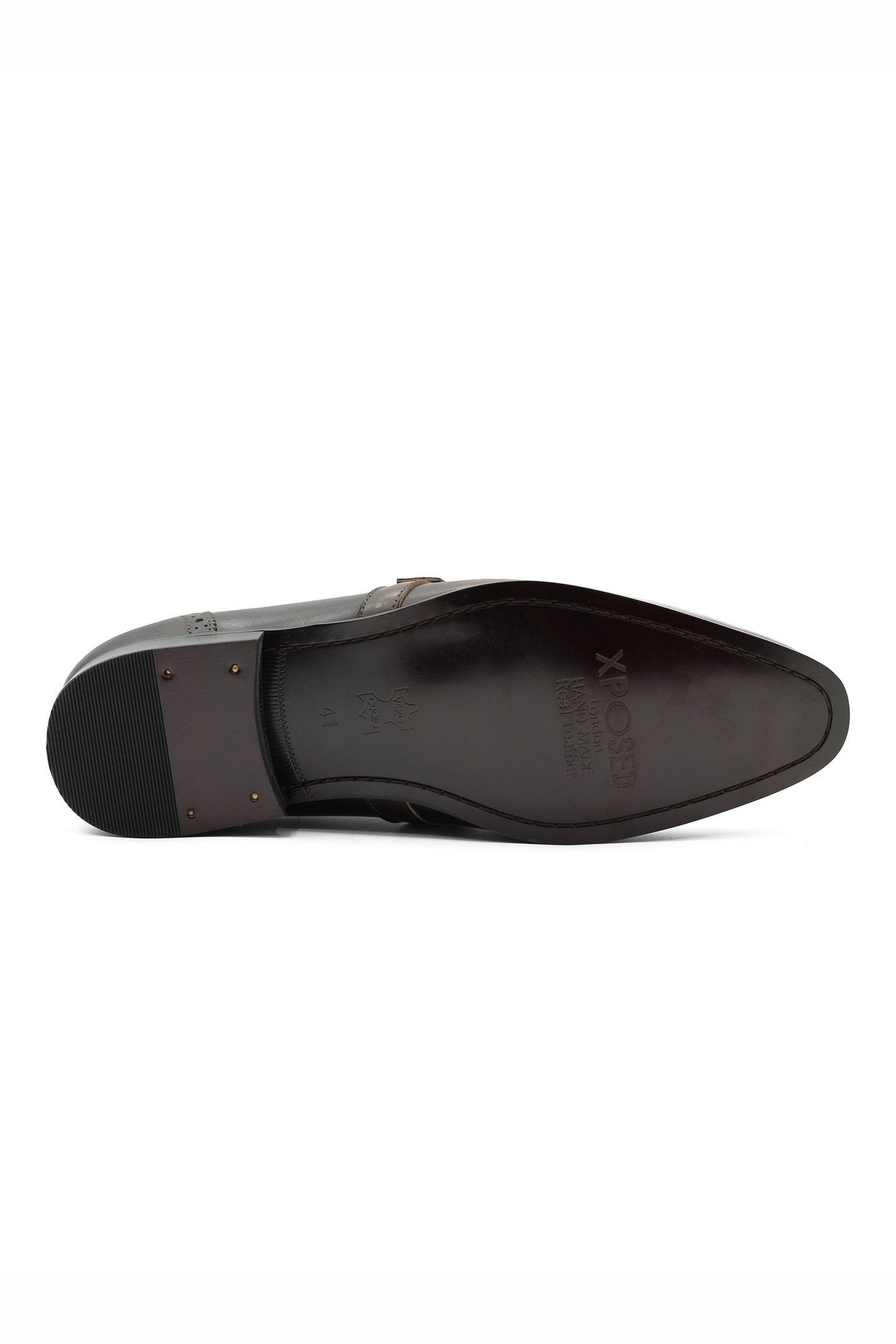 BROWN SUEDE BROUGE LOAFER