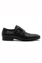BLACK TOE CAP DOUBLE MONK XPOSED London