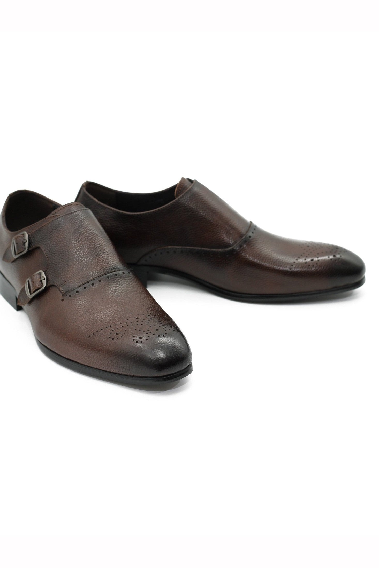 BROWN GRAIN DOUBLE MONK