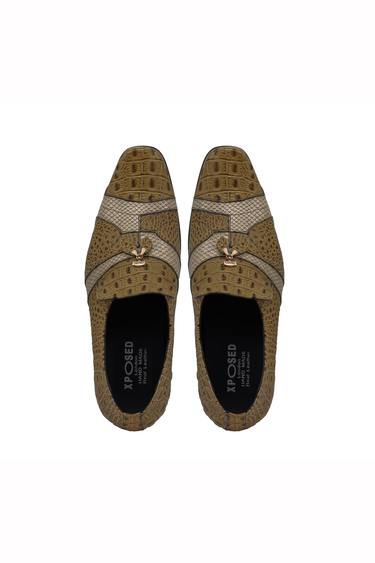 CREAM 2 TONE PRINTED LOAFER