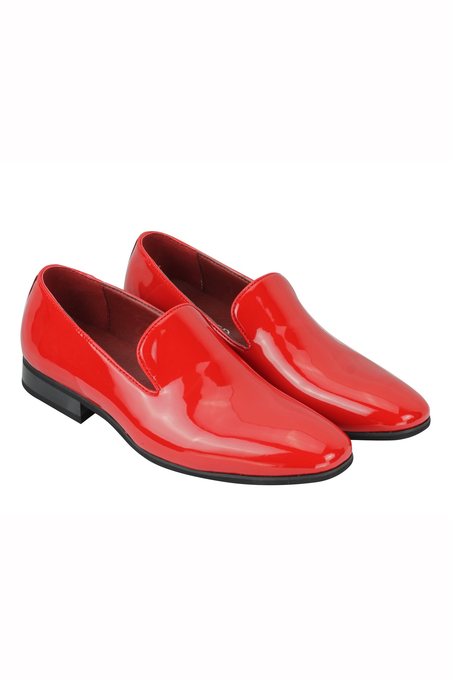 NEW MENS LOAFERS PATENT LEATHER SMART CASUAL SLIP ON DRIVING SHOES