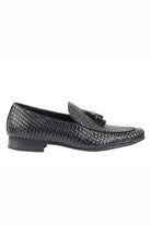 MENS VINTAGE WOVEN LEATHER LINED TASSEL MOCCASIN LOAFERS RETRO SMART CASUAL SHOES