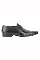 BLACK PRINTED SLIP PARTY LOAFER XPOSED London
