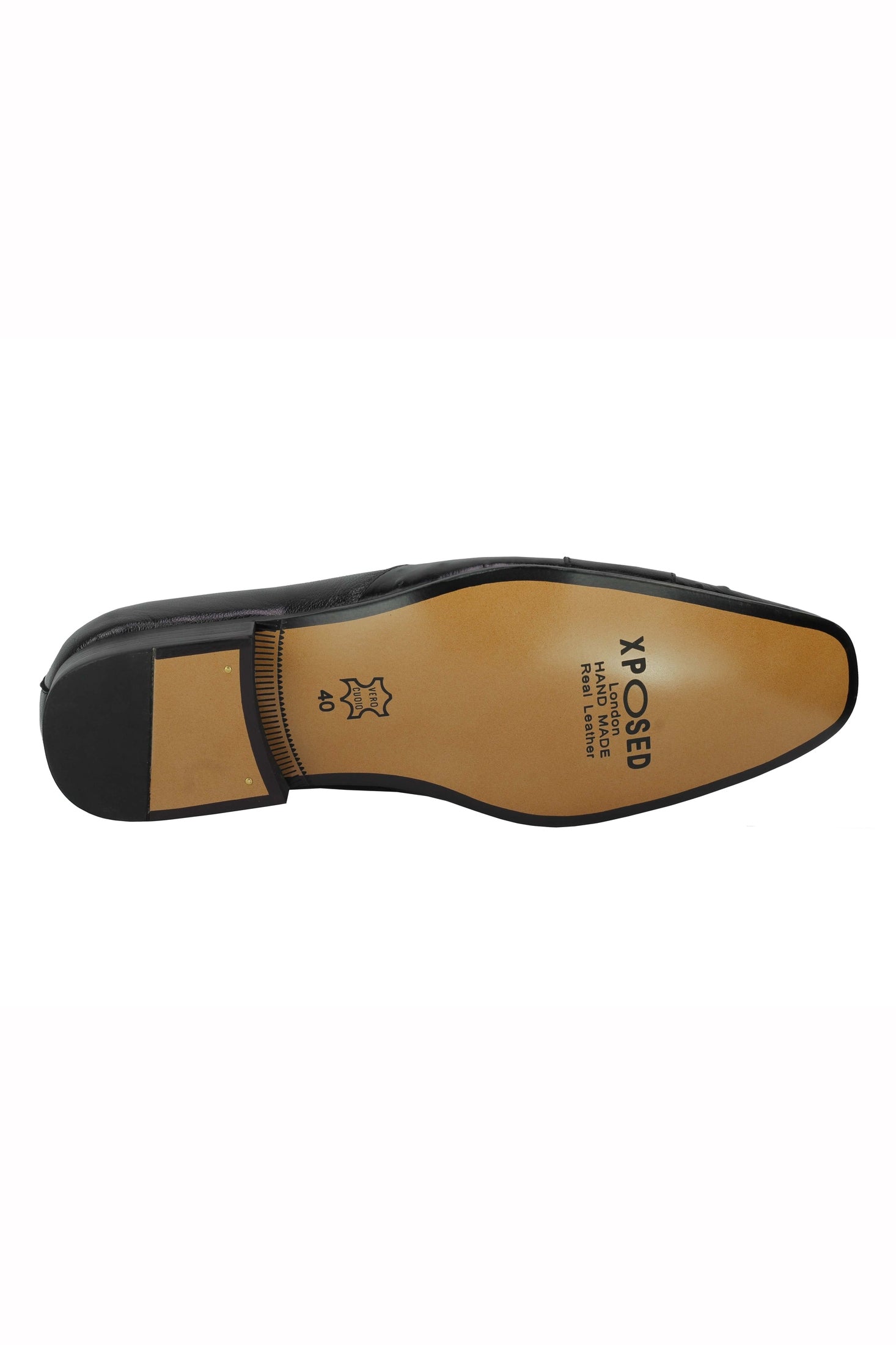 BLACK PRINTED SLIP PARTY LOAFER XPOSED London