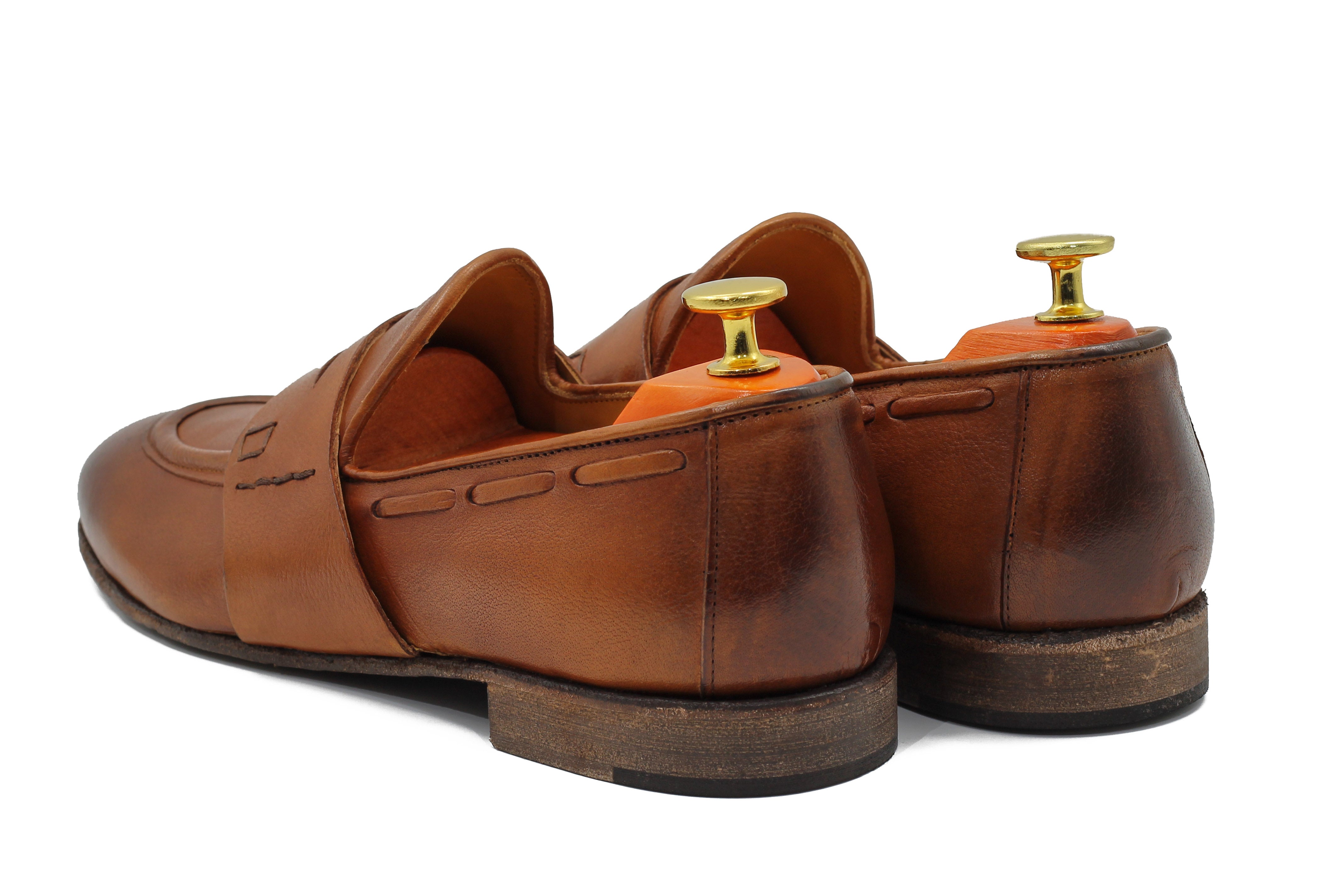 NAPLES 01 - TAN PENNY LOAFER