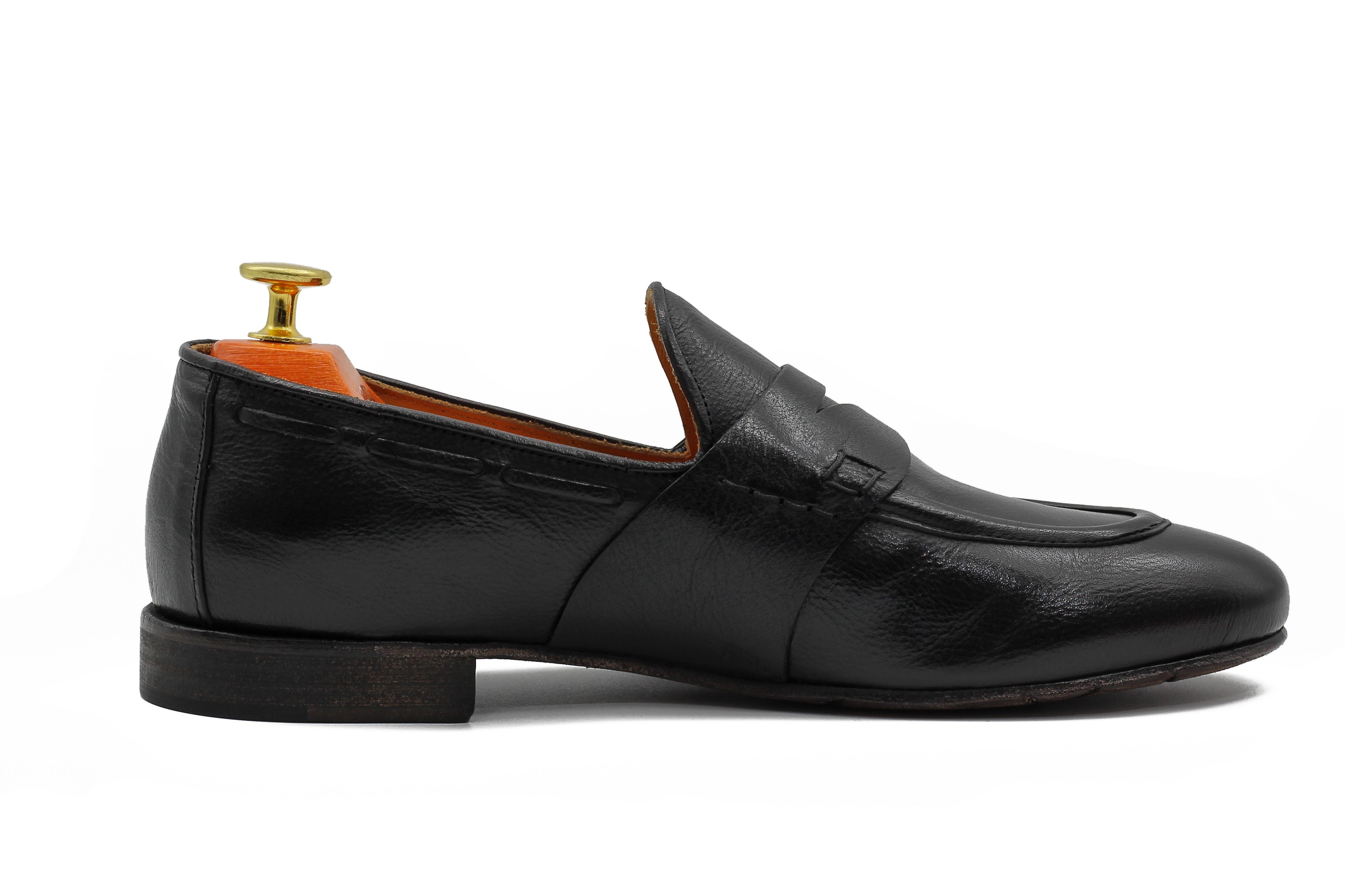 NAPLES 1 - BLACK PENNY LOAFER