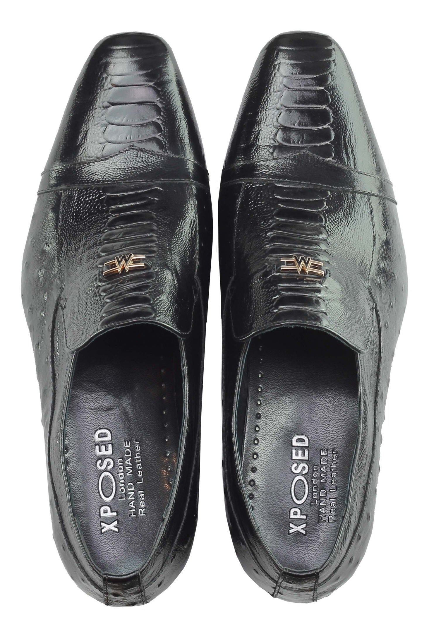 BLACK PRINTED PARTY LOAFER