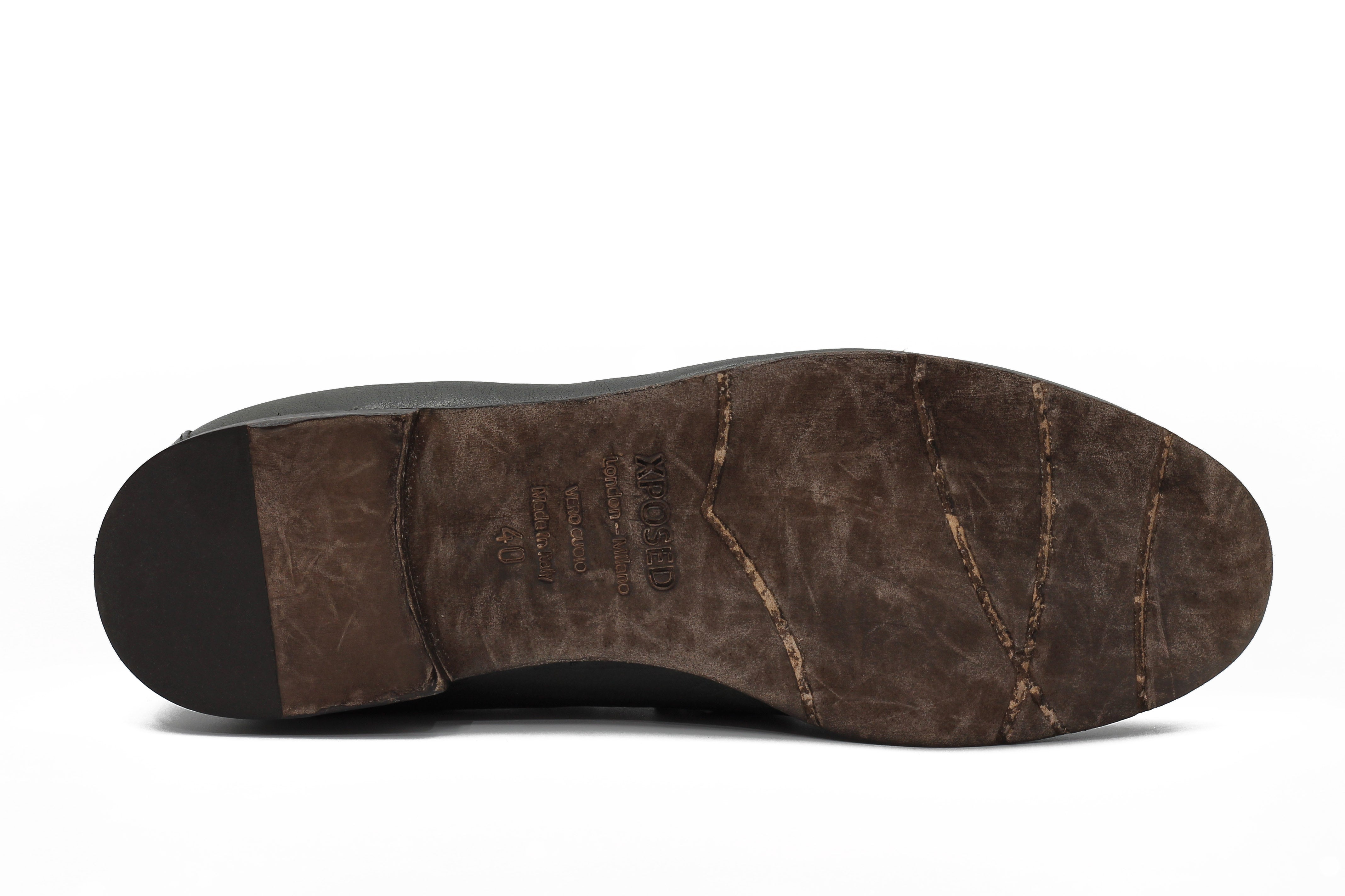 NAPLES 02 - ITALIAN LEATHER SNAFFLE BIT LOAFER IN GREEN