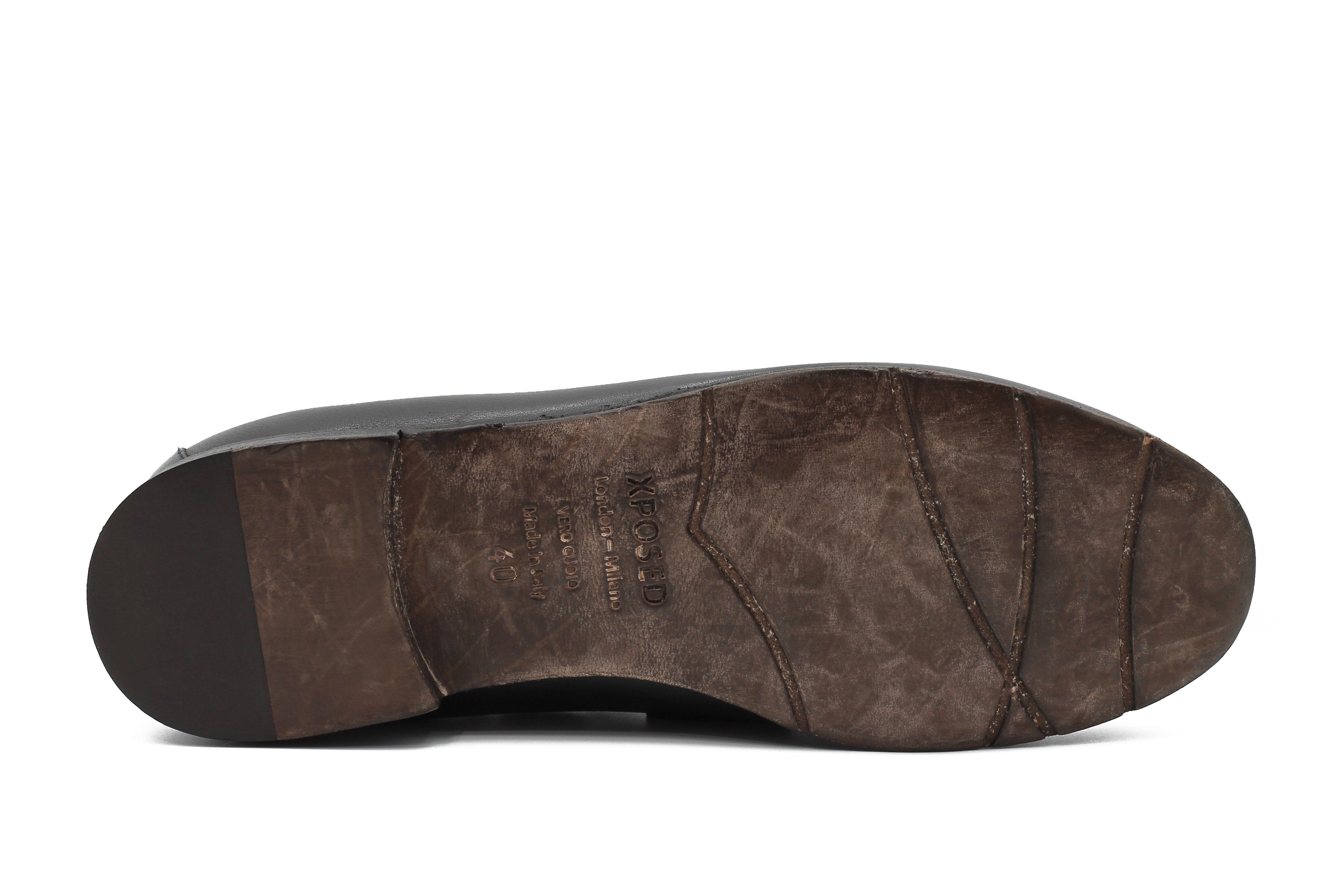 NAPLES 03 – TASSEL LOAFERS BLACK ITALIAN LEATHER