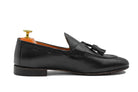 NAPLES 03 – TASSEL LOAFERS BLACK ITALIAN LEATHER