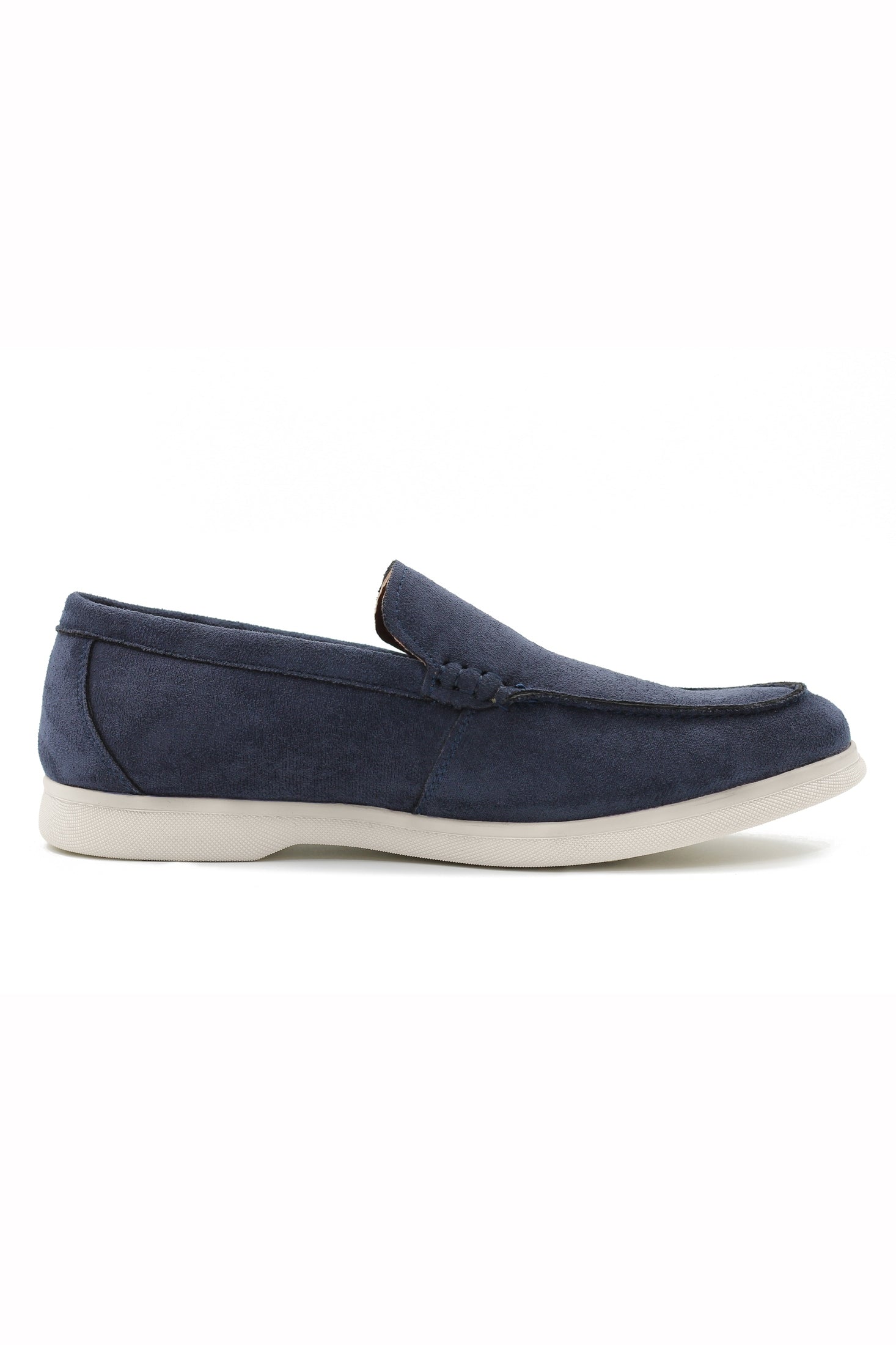 SUEDE FAUX LEATHER MOCCASINS