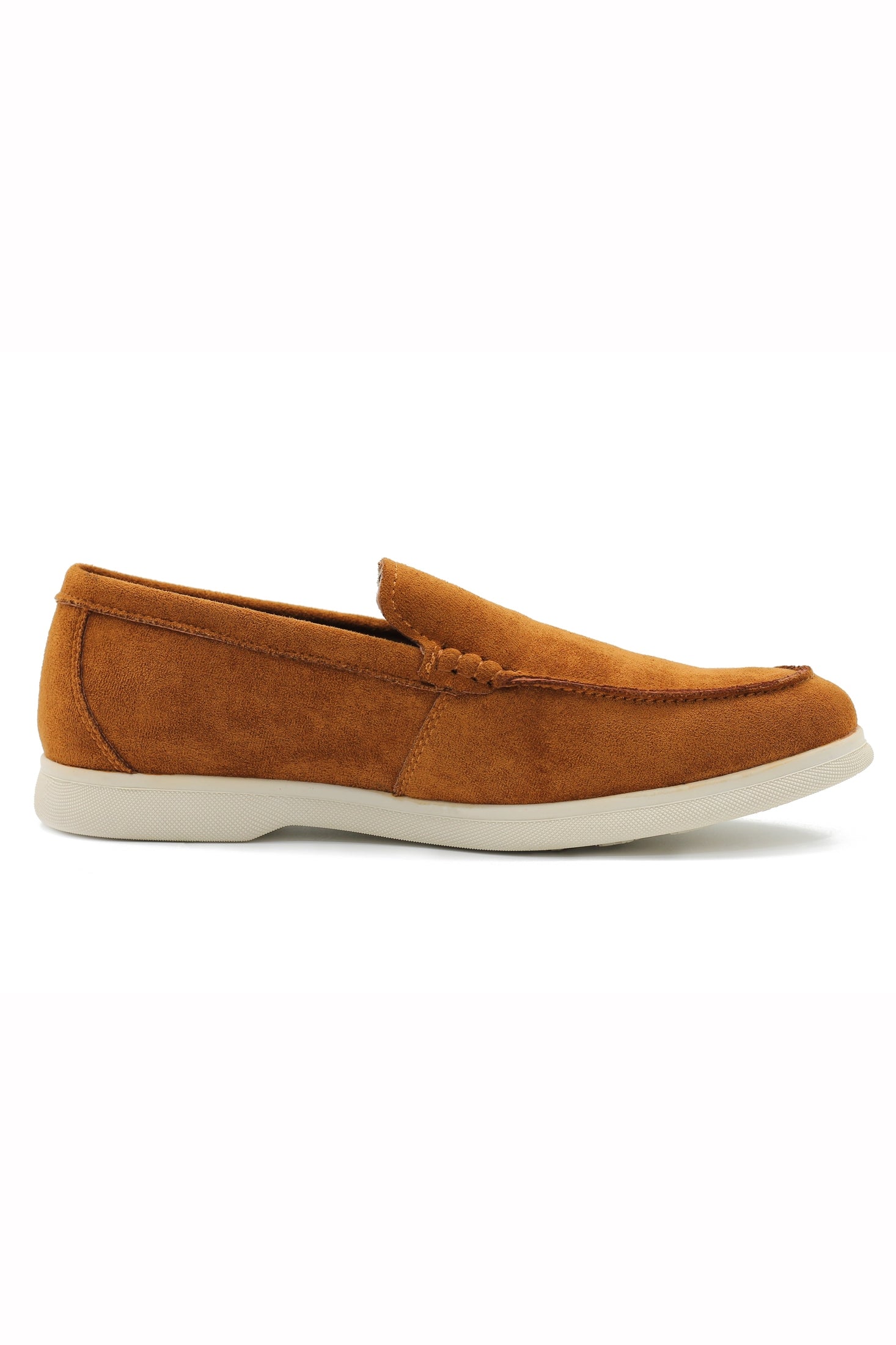 SUEDE FAUX LEATHER MOCCASINS