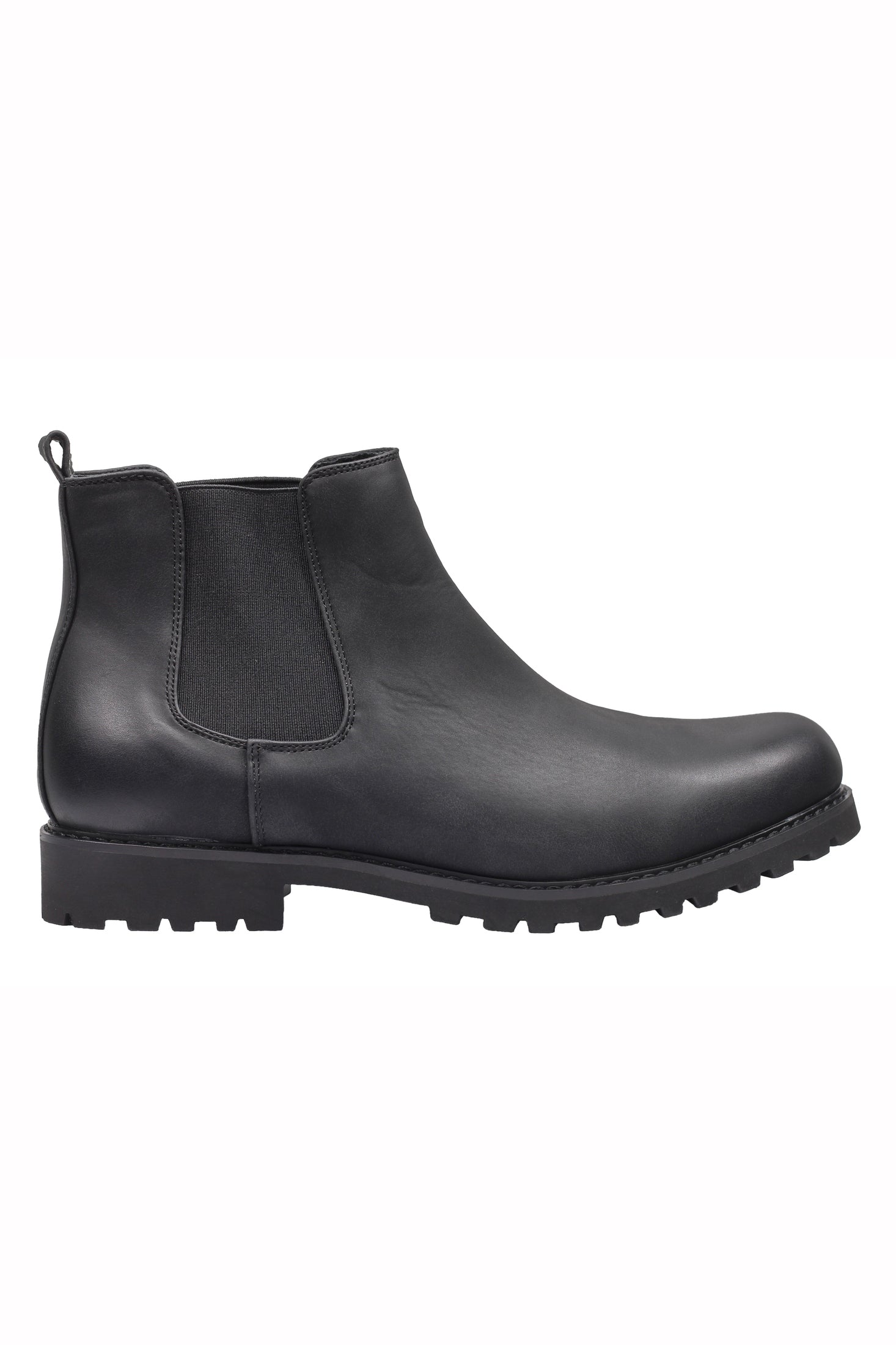 CHELSEA FAUX LEATHER BOOTS