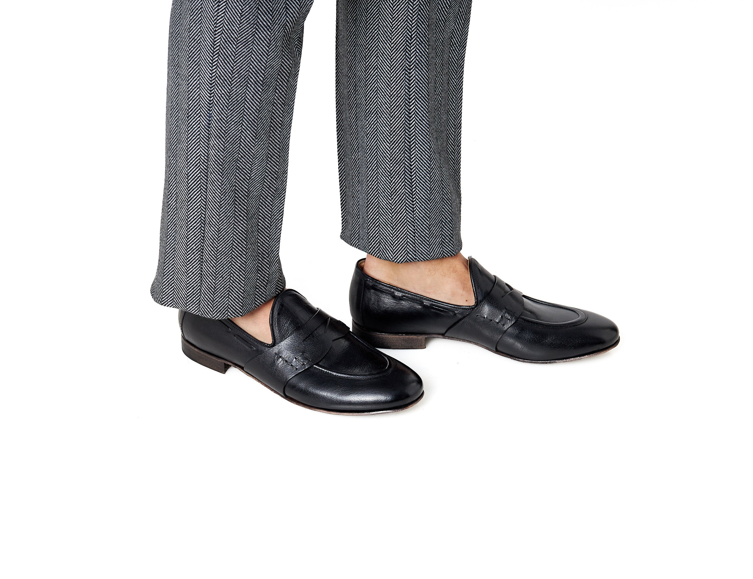 NAPLES 1 - BLACK PENNY LOAFER