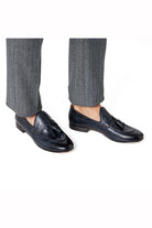 NAPLES 03 – TASSEL LOAFERS NAVY ITALIAN LEATHER