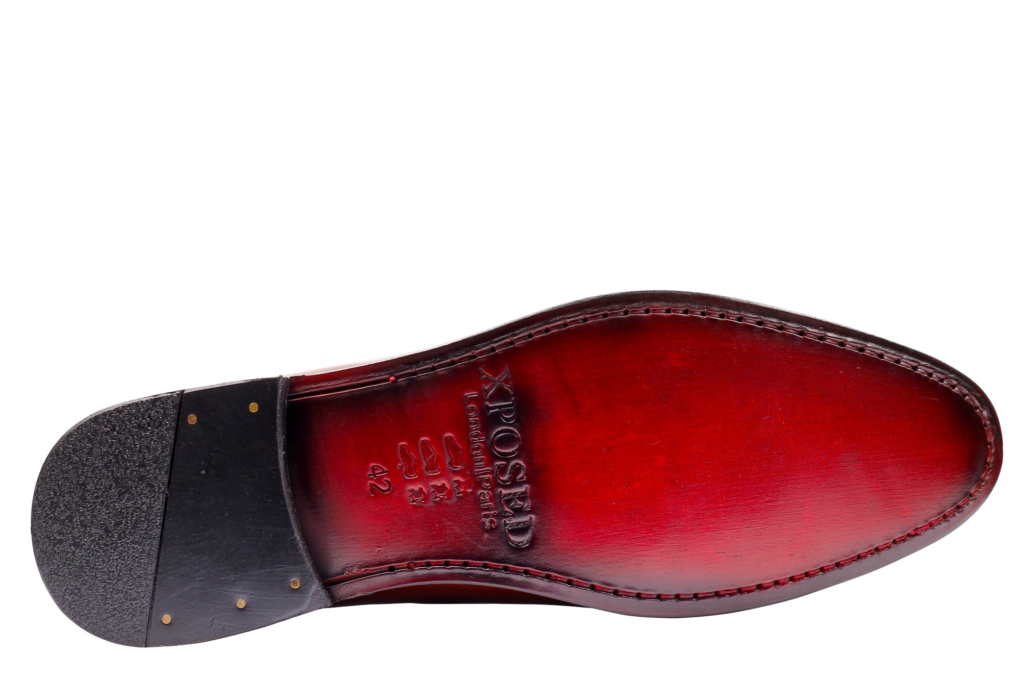 TAN CALF LEATHER TASSEL LOAFERS