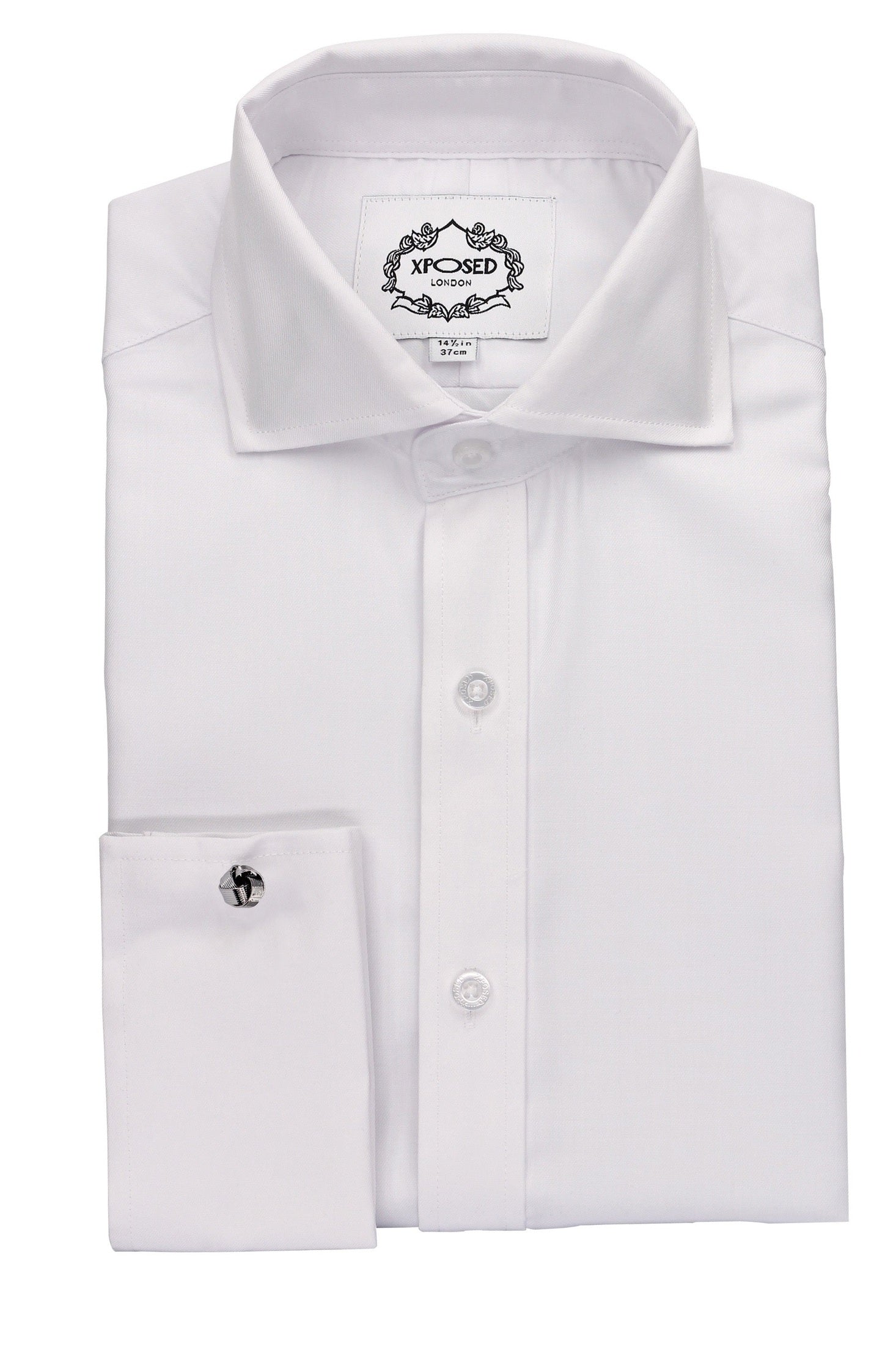 FINE WIRE DARK TONE SILVER CUFFLINKS