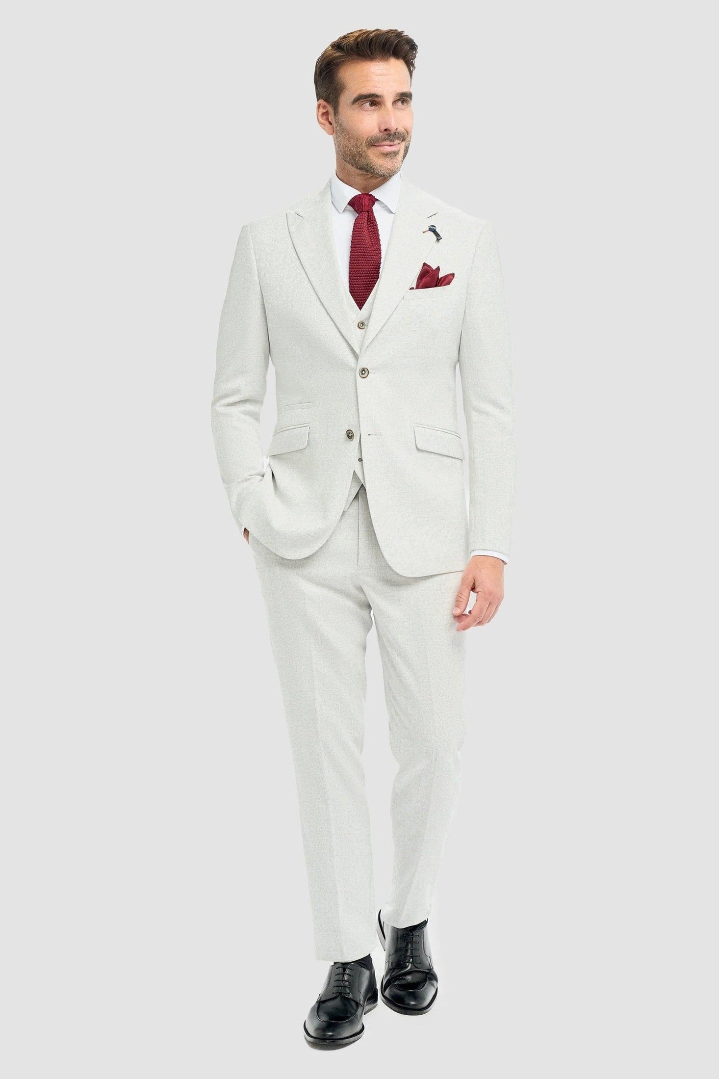 Cavani – Tropez Tailored 3 Piece Suit in Grey