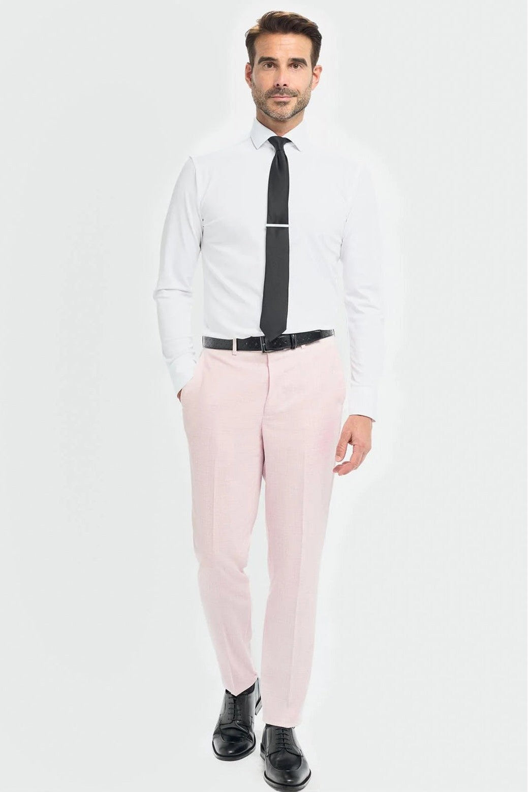 Cavani – Tropez Pink Tailored Trousers