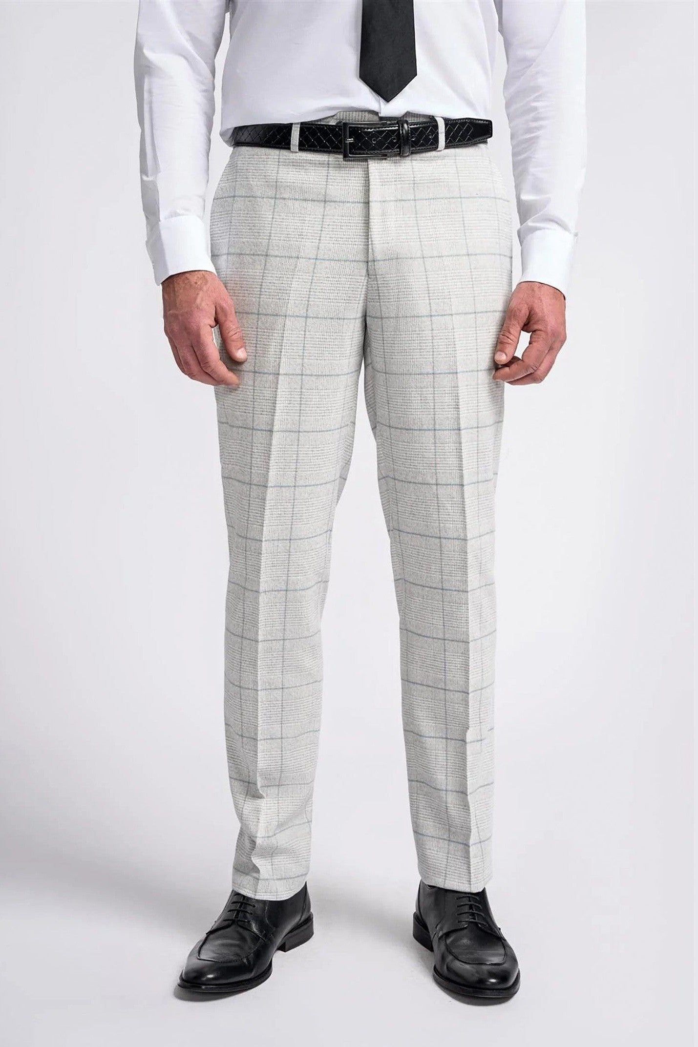 RADHIKA MENS SLIM FIT WHITE THREE PIECE SUIT CAVANI