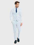 House of Cavani – Tropez Sky Blue Waistcoat CAVANI