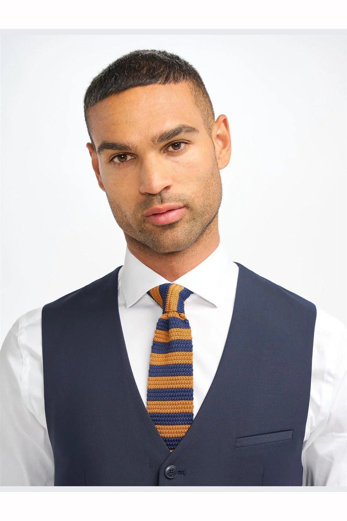 MALIBU – NAVY BLUE TAILORED WAISTCOAT CAVANI