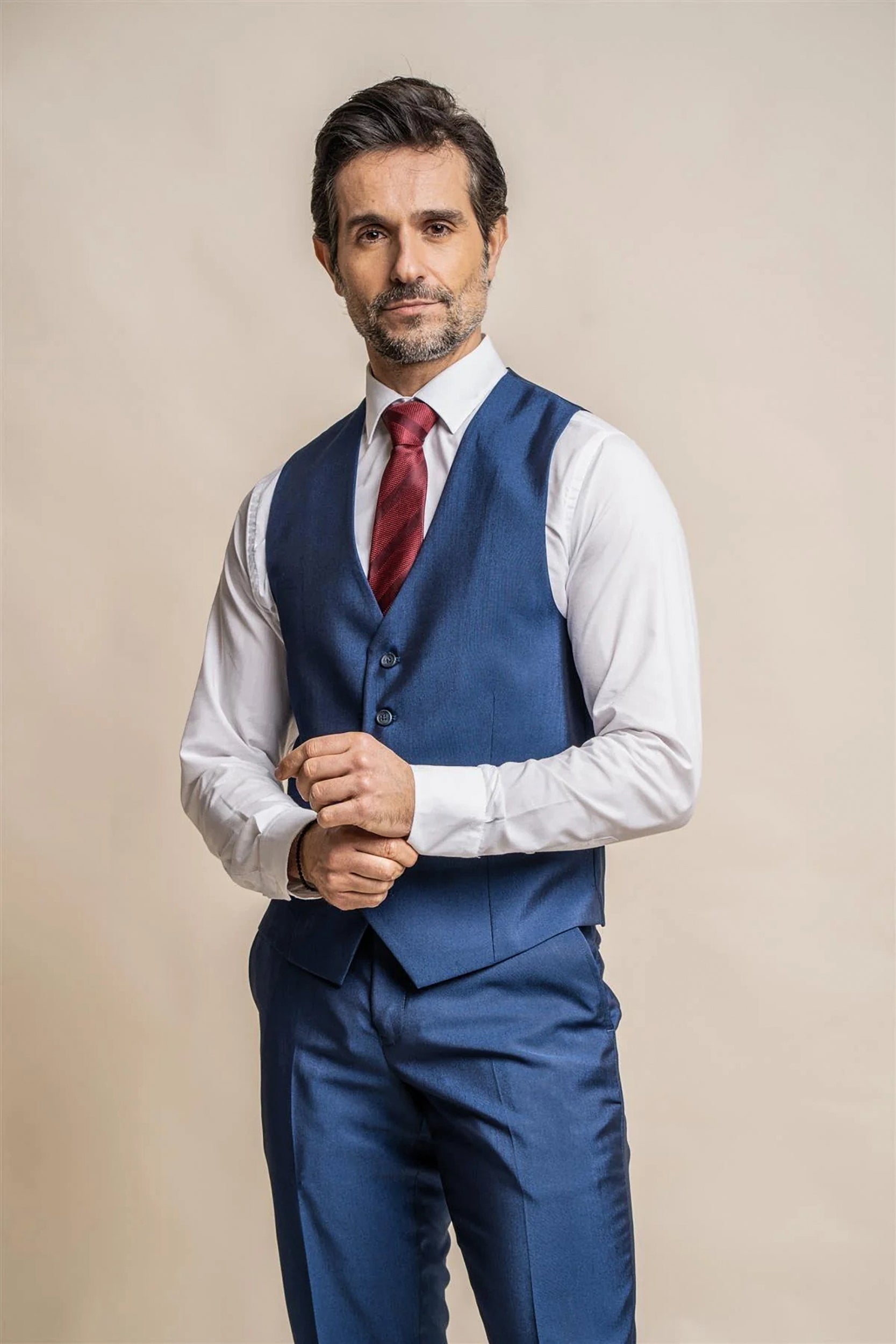 FORD NAVY WAISTCOAT