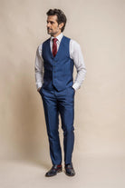 FORD NAVY WAISTCOAT CAVANI