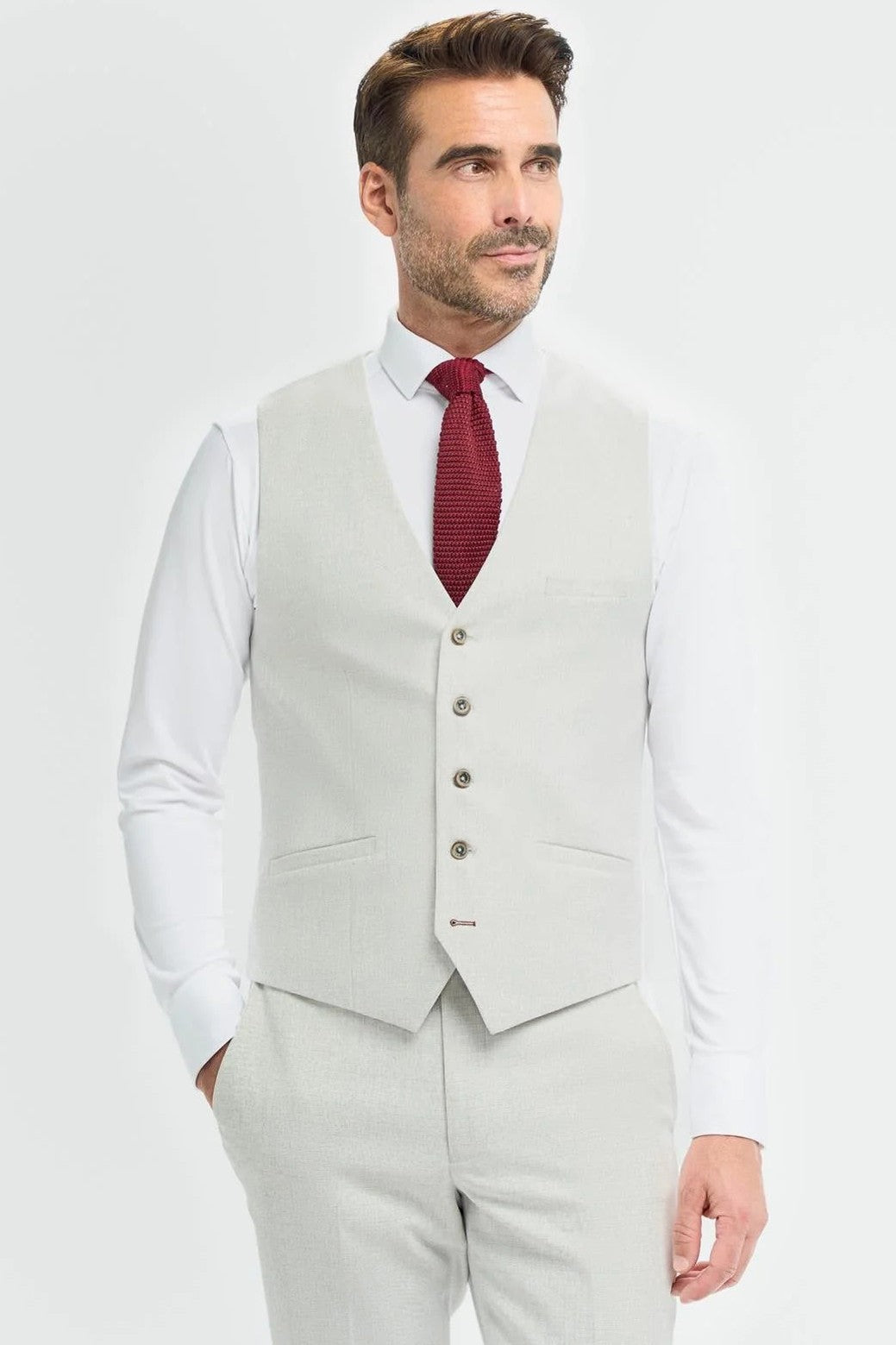 Cavani – Tropez Grey Tailored Waistcoat