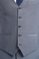 Cavani Bond Puppy Tooth Men’s Wool Blend Tailored Waistcoat CAVANI