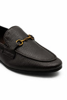 FAZIO Men’s Brown Soft Grain Genuine Leather Snaffle Bit Loafers Sartorial Shoes