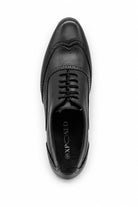 Men's Black Wingtip Brogue Oxford Formal Shoes Sartorial Shoes