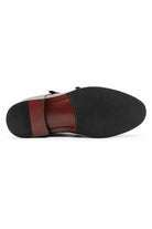 Men's Brown Double Monk Strap Cap Toe Formal Shoes Sartorial Shoes