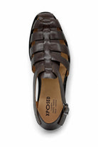 Luke - Dark Brown Handmade Real Leather Fisherman Sandals Sartorial Shoes