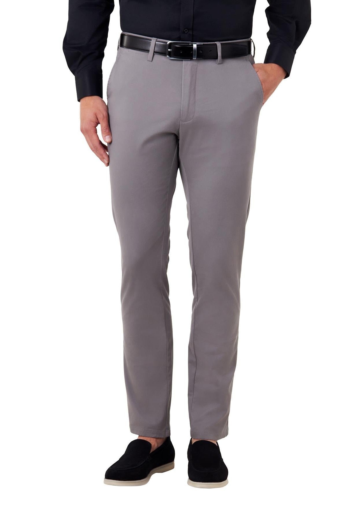 COTTON STRETCH CHINO GREY