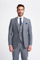 Cavani Bond Puppy Tooth Men’s Wool Blend Tailored Fit Blazer CAVANI