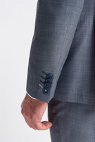 Cavani Bond Puppy Tooth Men’s Wool Blend Tailored Fit Blazer CAVANI
