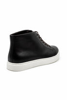 ASTER - Men’s Coffee Brown Leather Ankle Trainer Boots Sartorial Shoes
